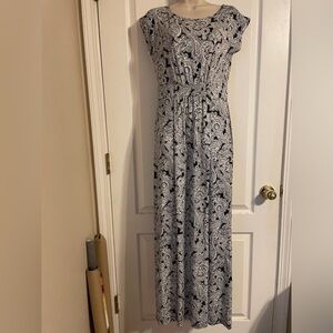 Lands End Gorgeous Paisley Maxi Dress Size XS